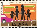 Spain - 1976 - Road Safety - 1 PTA - Multicolor - Car, Road, Safety - Edifil 2312 - 1